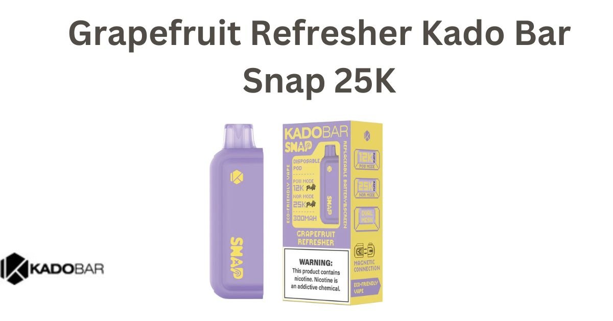 Grapefruit Refresher Kado Bar Snap 25K Pod